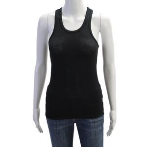 Pheel Women Basic Sleeveless Tank Black Size XS